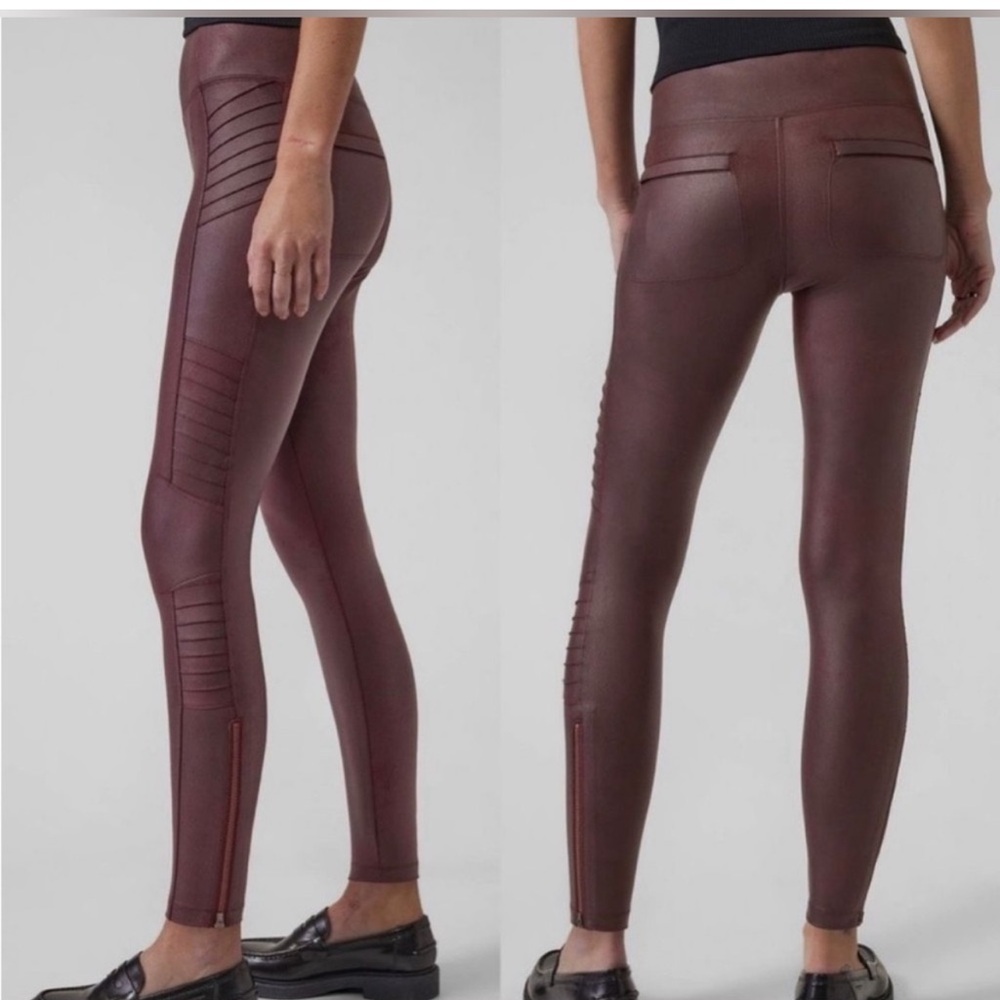 Athleta Delancey Gleam Moto Tight